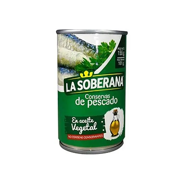 SARDINA EN ACEITE LA SOBERANA*155G