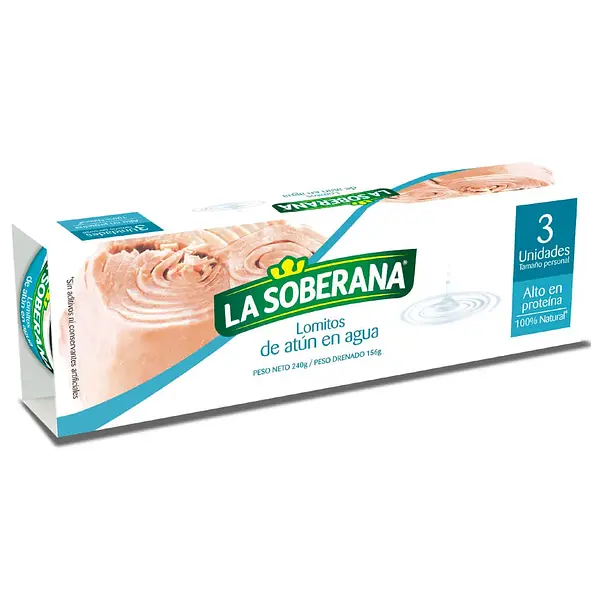 ATUN LOMITO AGUA LA SOBERANA*3U