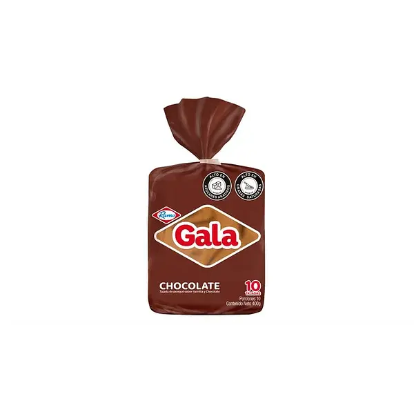 PONQUE TAJADO CHOCOLATE GALA*10T