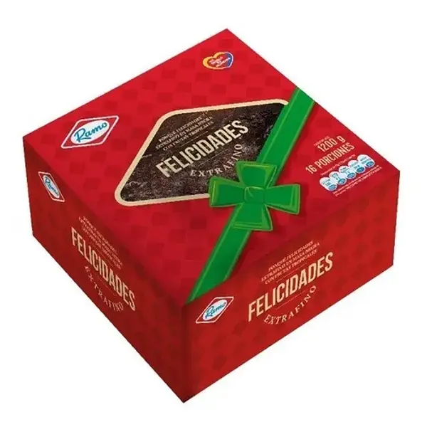 PONQUE FRUTO ROJO FELICIDADES RAMO*1200G