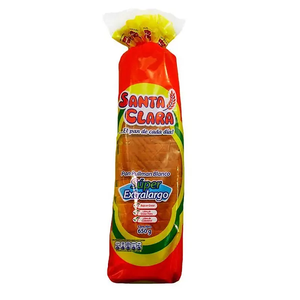 PAN TAJADO SUPER EXTRA SANTA CLARA*650G