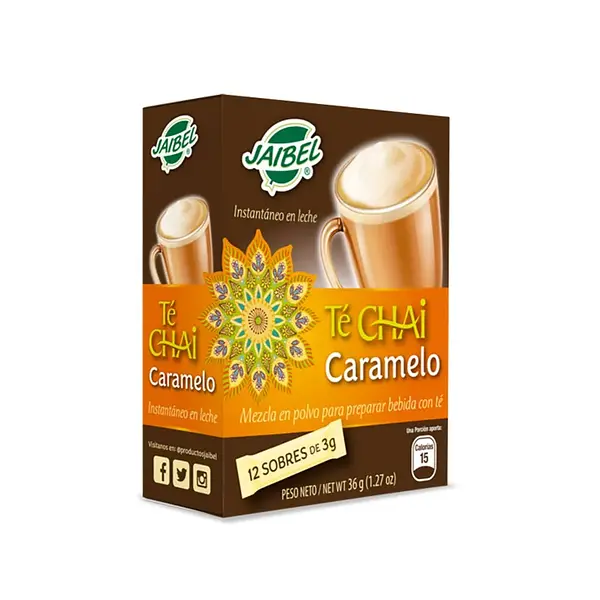 INFUSION TE CHAI CARAMELO JAIBEL*12U