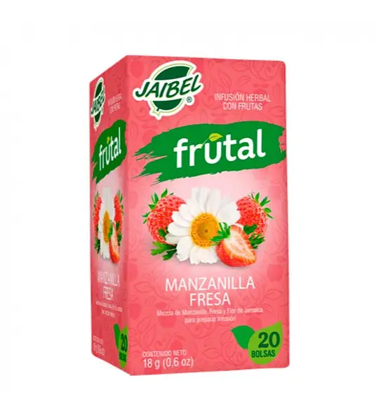 BEBIDA TE MANZANILLA FRESA FRUTAL*20UN