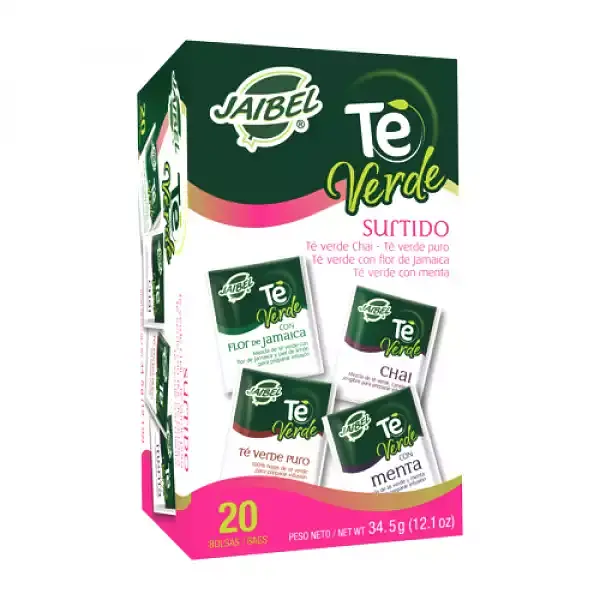 INFUSION TE VERDE NEGRO JAIBEL*20U