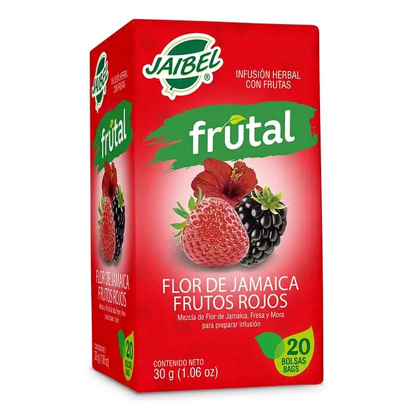 INFUSION TE VERDE JAMAICA FRUT JAIBEL*20