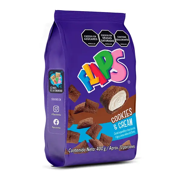 CEREAL COOKIS CREAM FLIPS*400GR