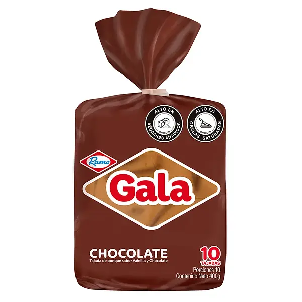 PONQUE CHOCOLATE GALA RAMO*400GR