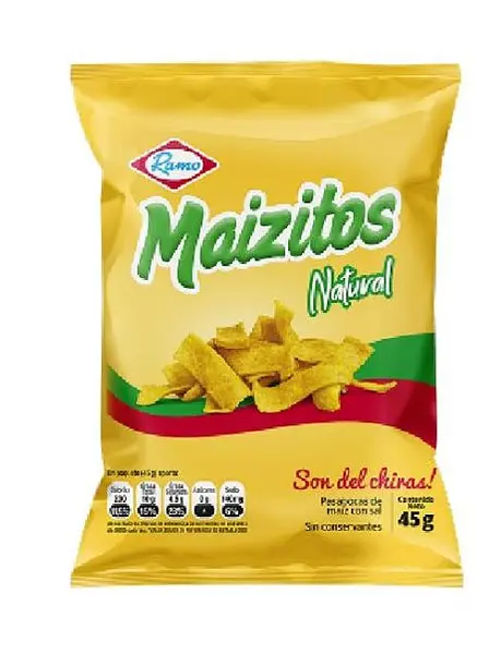 SNACK MAIZITOS NATURAL* 45G