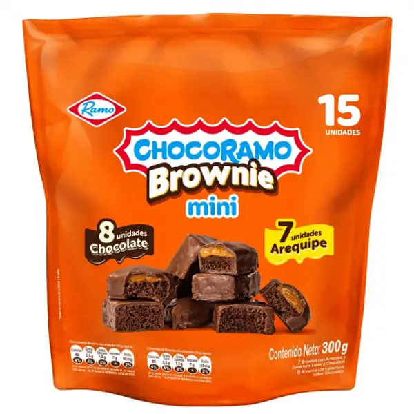PONQUE CHOCORRAMO MINI BROWNIE RAMO*15