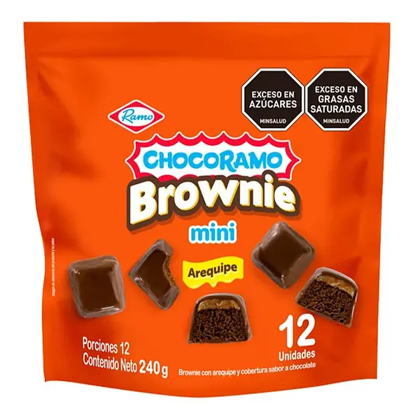 PONQUE BROWNIE MINI AREQUIPE RAMO*240GR