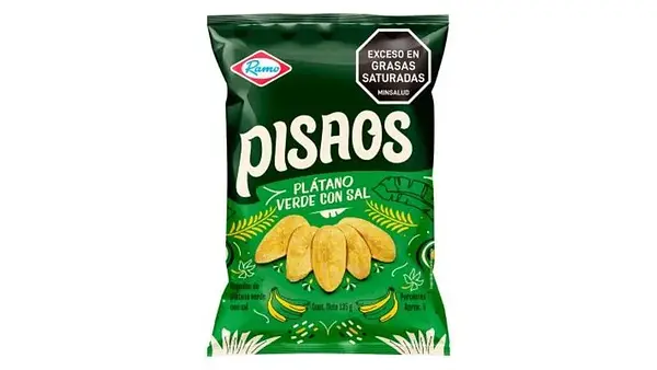 SNACK PLATANO VERDE PISTAOS RAMO*135G