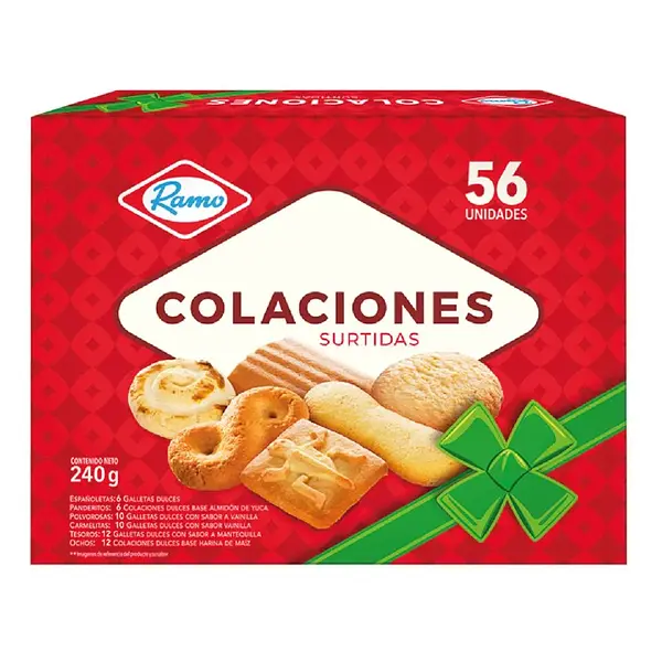 GALLETA COLACIONES SURTIDAS RAMO*240GR