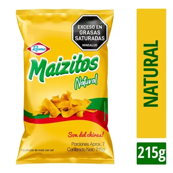 SNACK MAIZITOS NATURAL RAMO *215GR