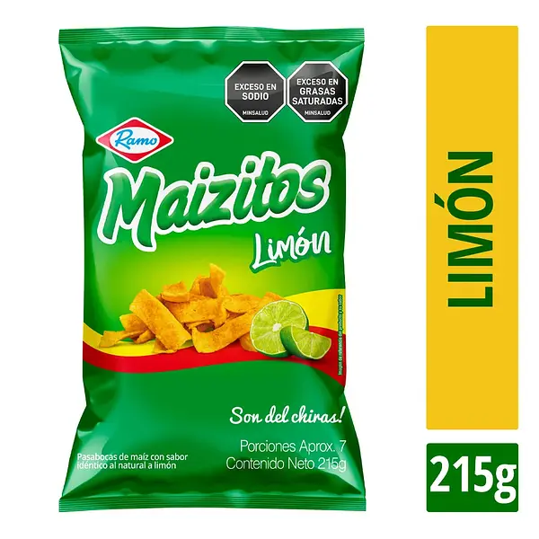 SNACK MAIZITOS LIMON RAMO *215GR