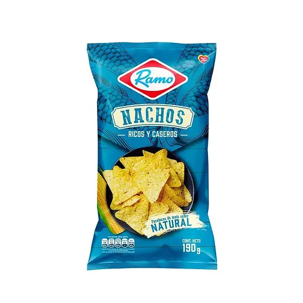 SNACK NACHO NATURAL RAMO *190GR
