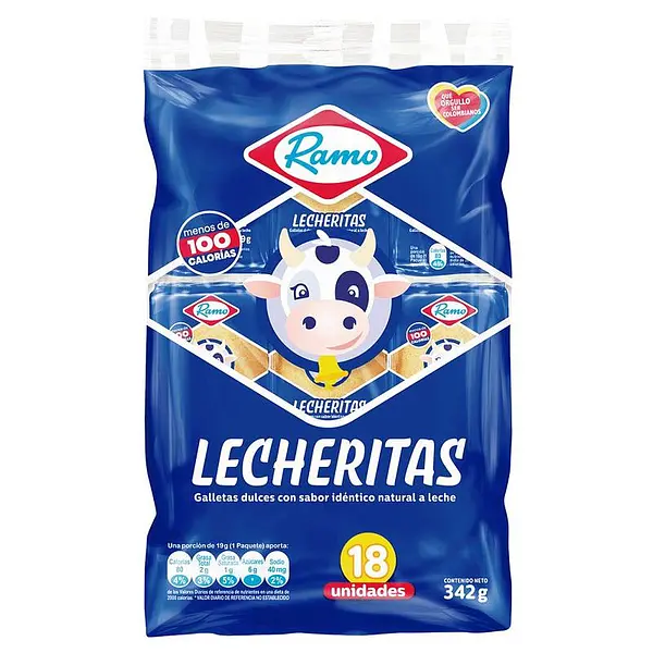 GALLETA LECHERITAS RAMO*18U