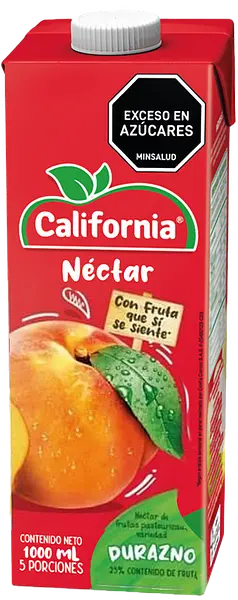JUGO NECTAR DURAZNO CALIFORNIA*1LT