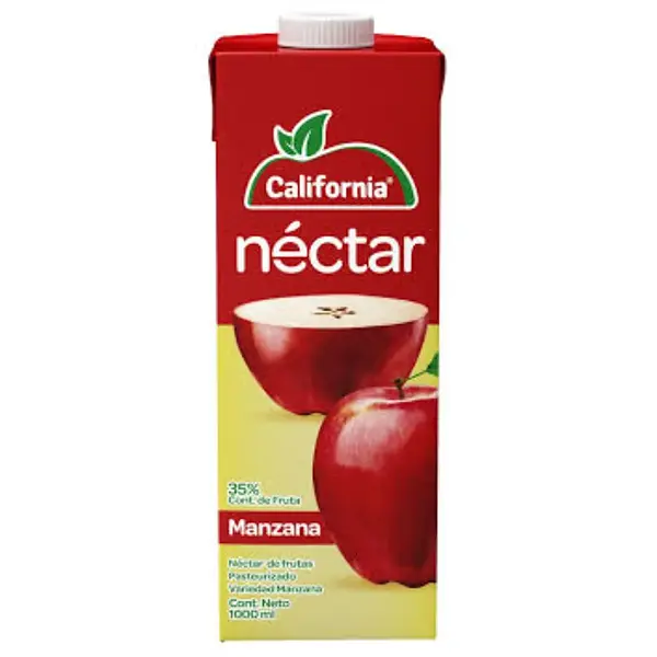 JUGO NECTAR MANZANA CALIFORNIA*1LTL