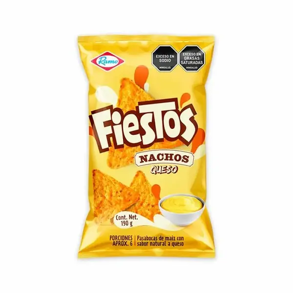 SNACK NACHO QUESO RAMO*190GR