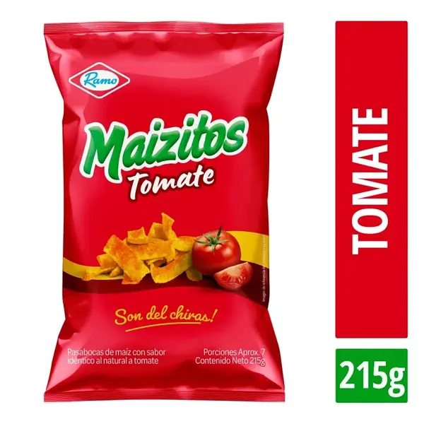 SNACK MAIZITOS TOMATE RAMO *215GR