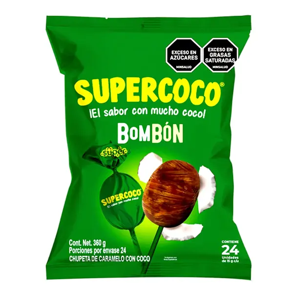 CARAMELO SUPERCOCO BOMBOM *24U