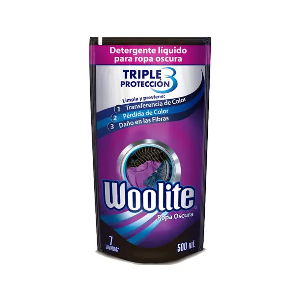 DETERGENTE LIQUIDO ROPA OSCURA WOOLITE*500ML