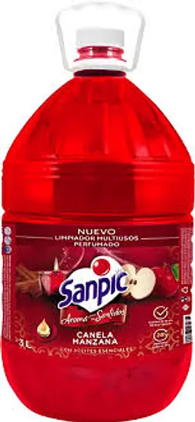 LIMPIAPISOS MANZANA CANELA SANPIC*3L