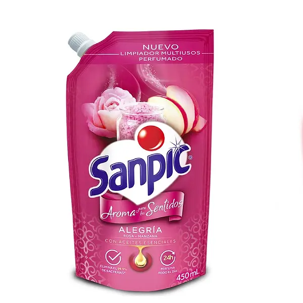 LIMPIAPISOS ALEGRIA SANPIC*450ML