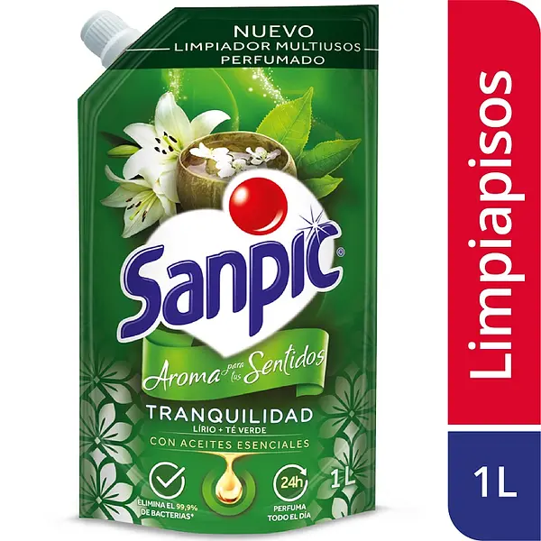 LIMPIAPISOS TRANQUILIDA SANPIC*1LT
