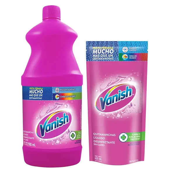 QUITAMANCHAS BLANCO VANISH*900ML+450ML