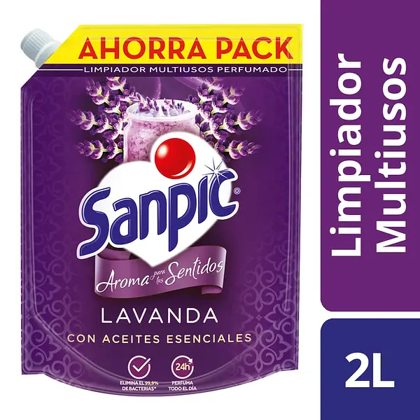 LIMPIAPISOS LAVANDA SANPIC *2 LTS