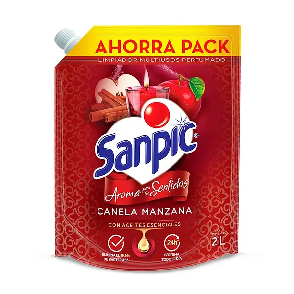LIMPIAPISOS MANZANA/CANELA SANPIC *2L