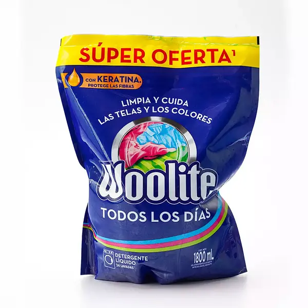 DETERGENTE LIQUIDO TODO LOS DIAS WOOLITE *1.8
