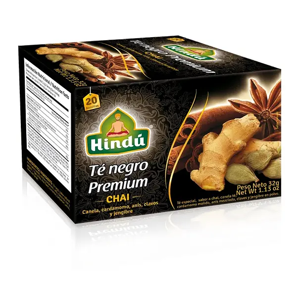 INFUSION TE NEGRO CHAI HINDU*32GR