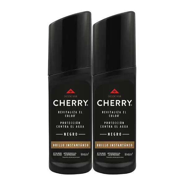 BETUN LIQUIDO NEGRO CHERRY*60ML*2UN