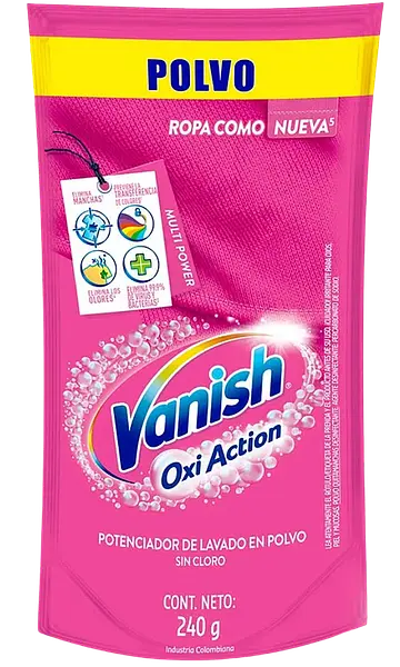 QUITAMANCHAS ROSADO VANISH*240G