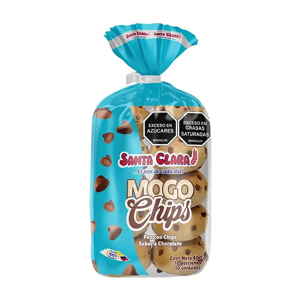 PAN MOGOLLA MOGO CHIPS SANTA CLARA*400G