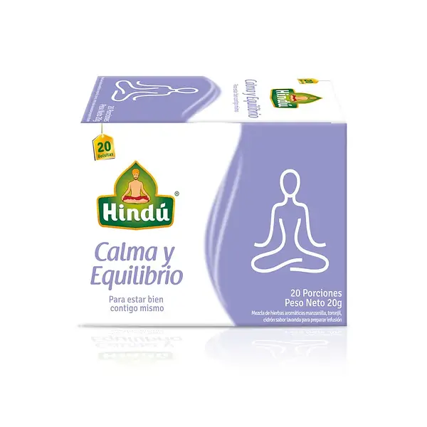 BEBIDA TE CALMA Y EQUILIBRIO HINDU*20UN