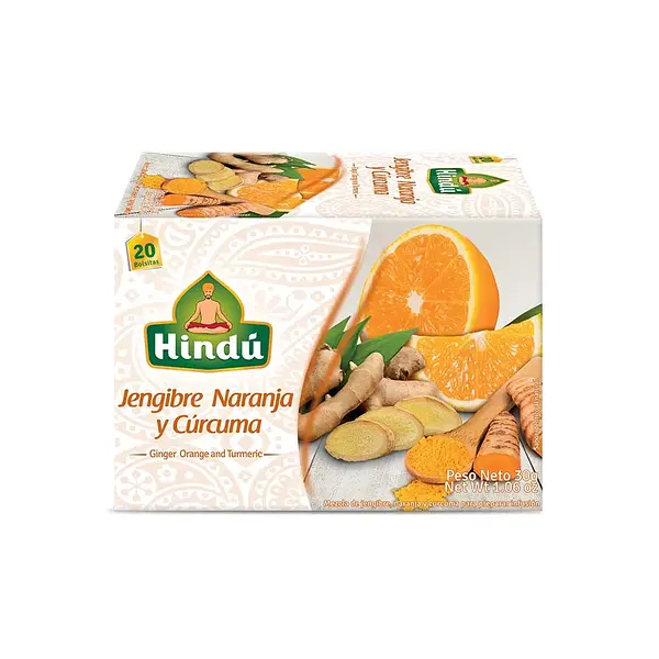BEBIDA TE JENGIBRE/NARAJNJA HINDU*30G