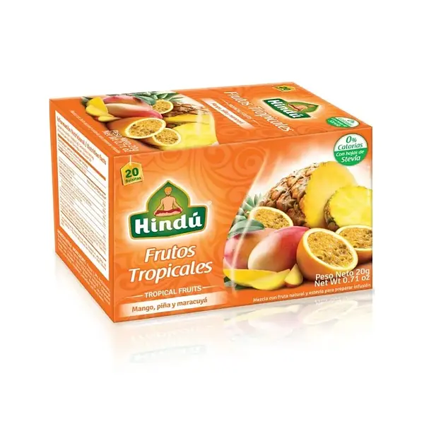 BEBIDA TE FRUTOS TROPICALES HINDU*20U