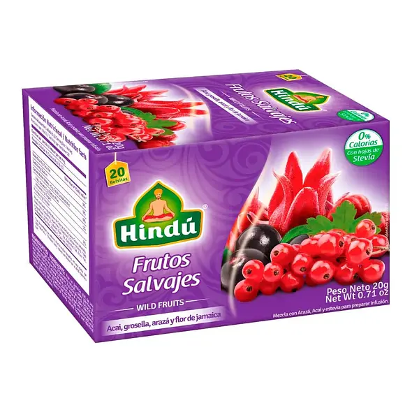 BEBIDA TE FRUTOS SALVAJES HINDU*20U