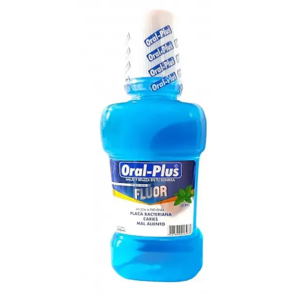 ENJUAGUE BUCAL FLUOR ORAL PLUS*300ML