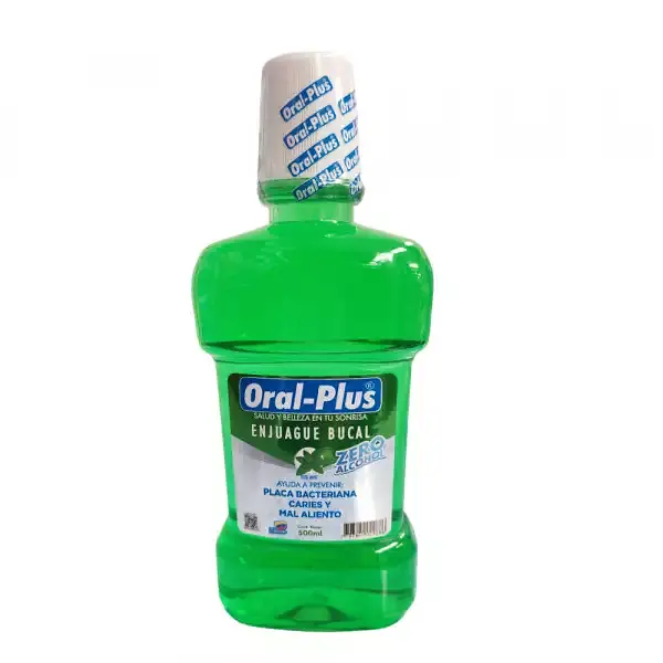 ENJUAGUE BUCAL ZERO ORAL PLUS*500ML