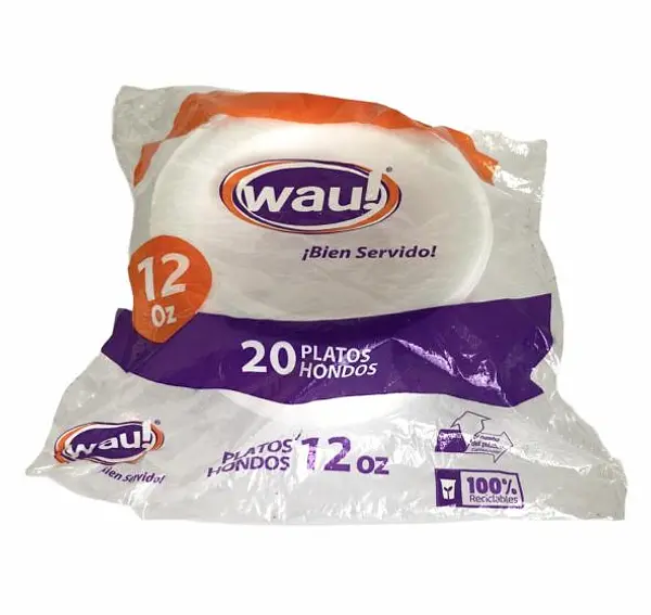 PLATO HONDO WAU!*12OZ*20U