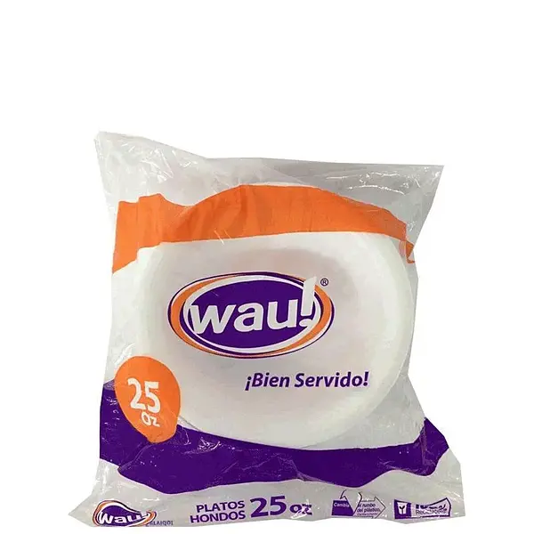 PLATO HONDO 25 OZ WAU*20U