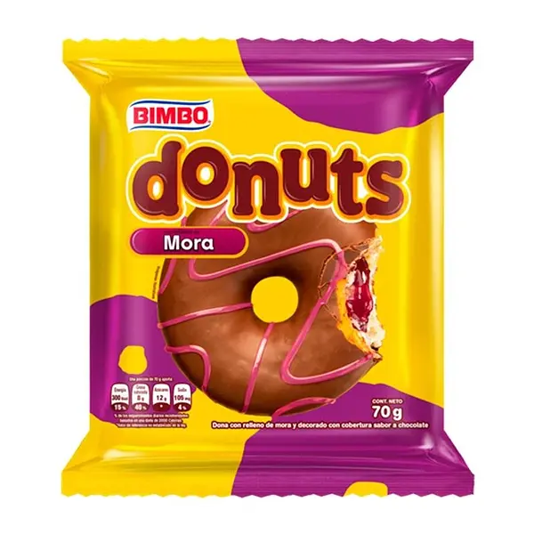 PONQUE DONUTS MORA BIMBO*70G