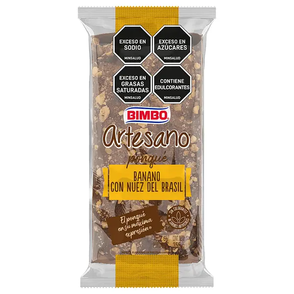 PONQUE BANANO CON NUEZ BIMBO *355 GR