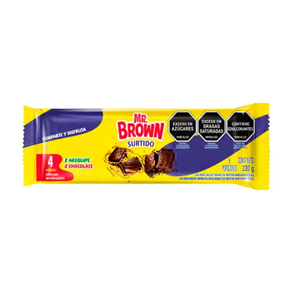 PONQUE BROWN SURTIDO BIMBO * 4UN