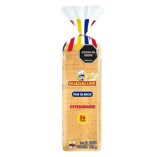 PAN TAJADO BLANCO GUADALUPE * 535G