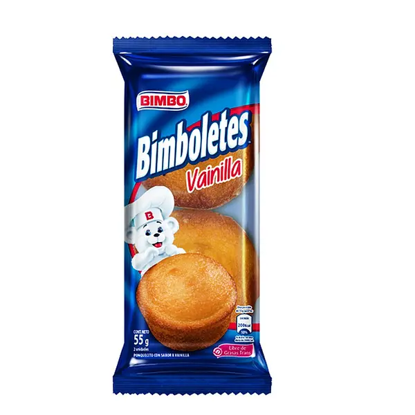 PONQUE BIMBOLETES VAINILLA BIMBO * 55G